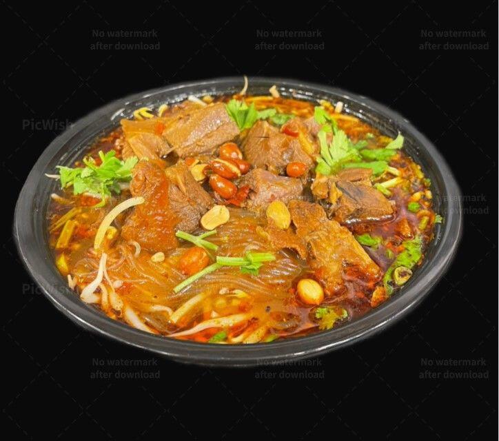Beef Vermicelli Noodle In Spicy & Sour Soup